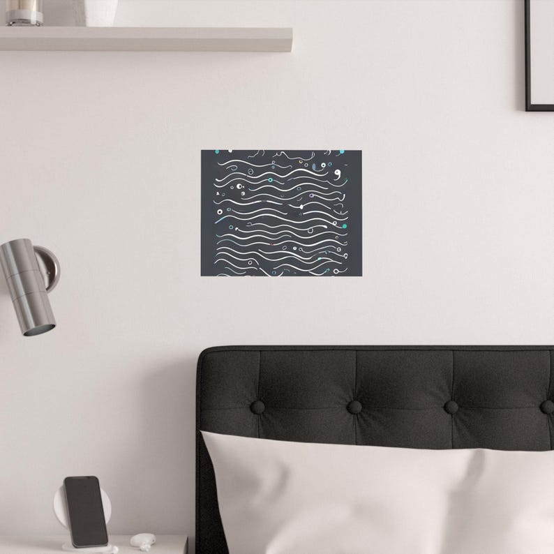 Code Wave Poster - Coding Decor image 3
