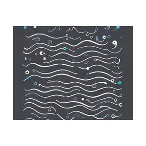 Code Wave Poster - Coding Decor