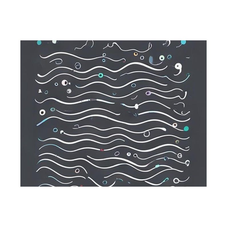 Code Wave Poster - Coding Decor image 1