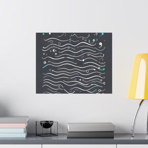 Code Wave Poster - Coding Decor image 10