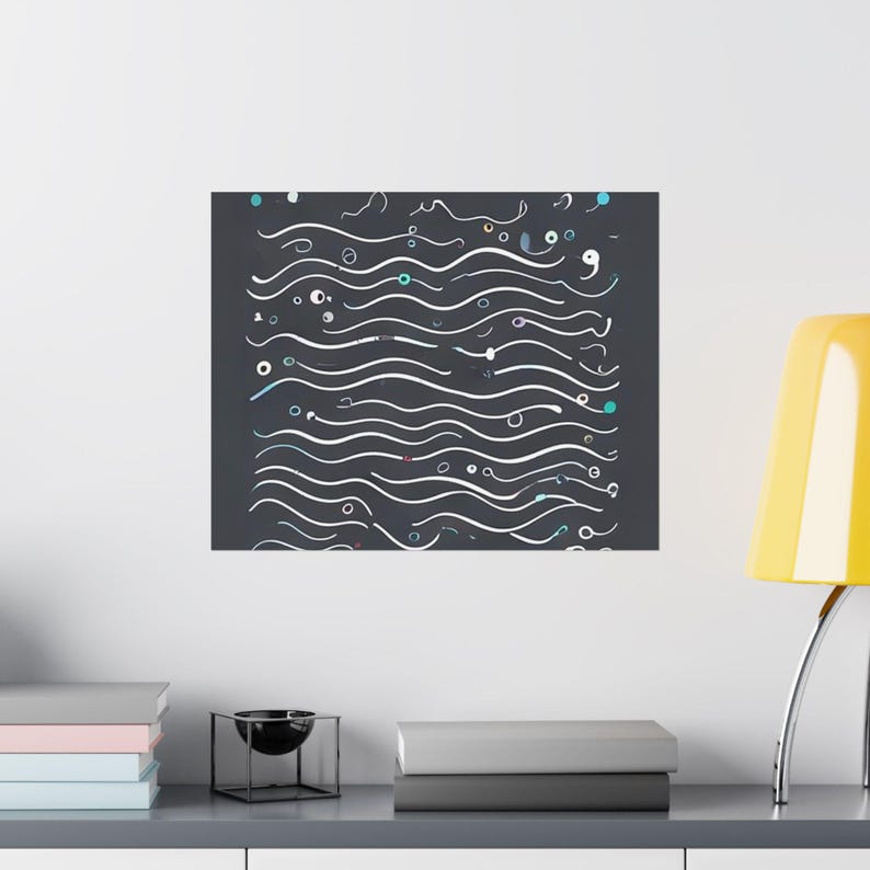 Code Wave Poster - Coding Decor image 10