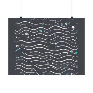 Code Wave Poster - Coding Decor image 12