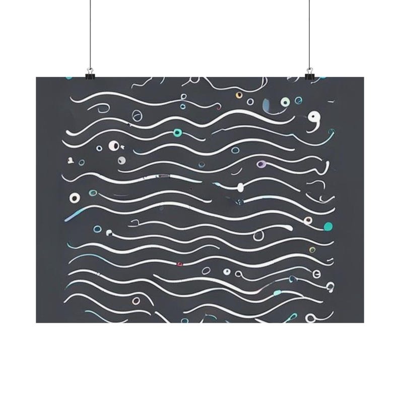 Code Wave Poster - Coding Decor image 12