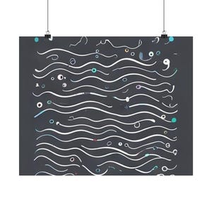 Code Wave Poster - Coding Decor image 7