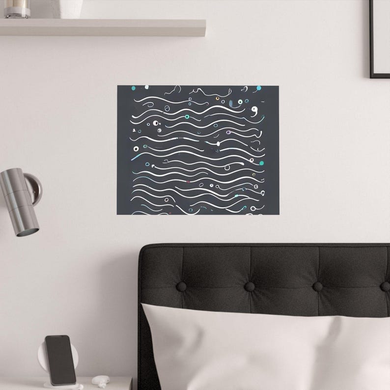 Code Wave Poster - Coding Decor image 8