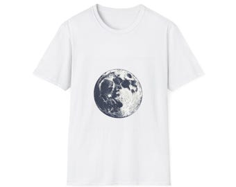 Full Moon Glow T-Shirt - Celestial Moon Phase Design