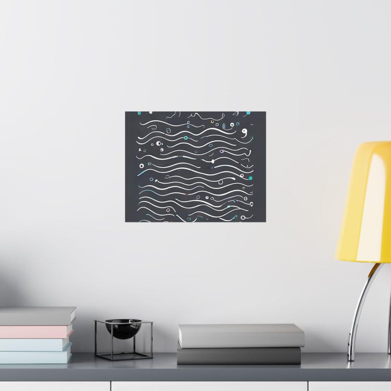 Code Wave Poster - Coding Decor image 5