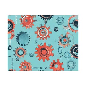 Gears Poster - Tech Motivation