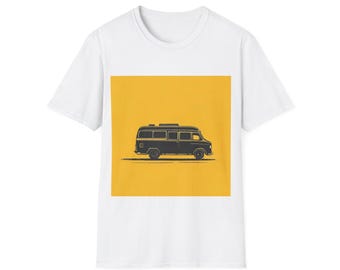 Camper Van Life Vintage Van Silhouette T-Shirt