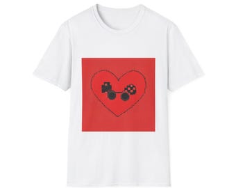 Retro Gaming Pixel Heart Tee