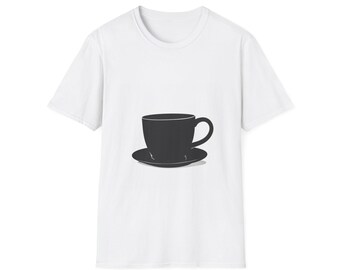 Coffee Lover T-Shirt - Coffee Cup Silhouette