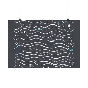 Code Wave Poster - Coding Decor image 17