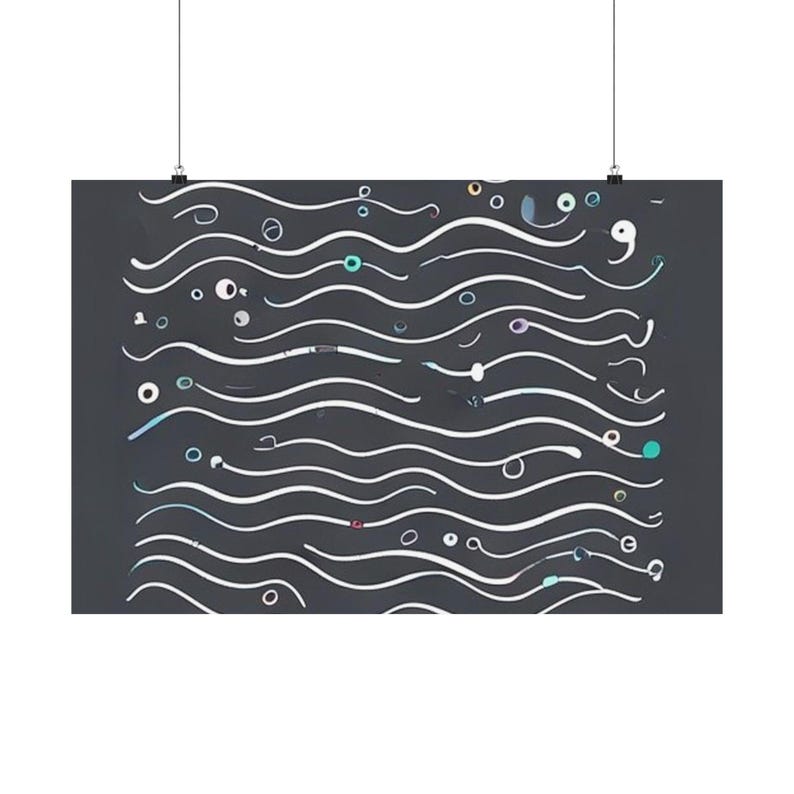Code Wave Poster - Coding Decor image 17