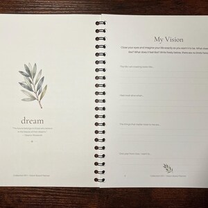 Creatively Chaotik Vision Board Planner | Guided Goal Setting & Manifestation Journal | Undated Personal Growth Planner image 4