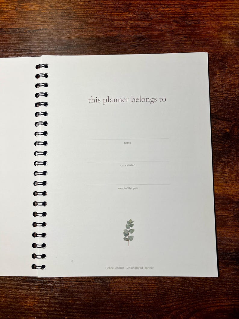Creatively Chaotik Vision Board Planner | Guided Goal Setting & Manifestation Journal | Undated Personal Growth Planner image 2