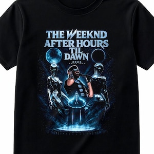 The Weeknd After Hours Til Dawn World Tour 2026 Graphic Tee, Heavyweight Cotton Concert Shirt
