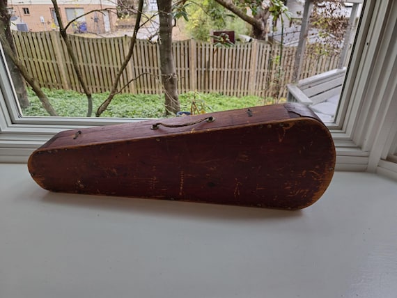 バイオリンケース 木製 イギリス製　アンティーク Antique Wooden Violin Case - Etsy