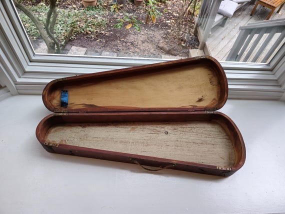 Antique Wooden Violin Case - Etsy