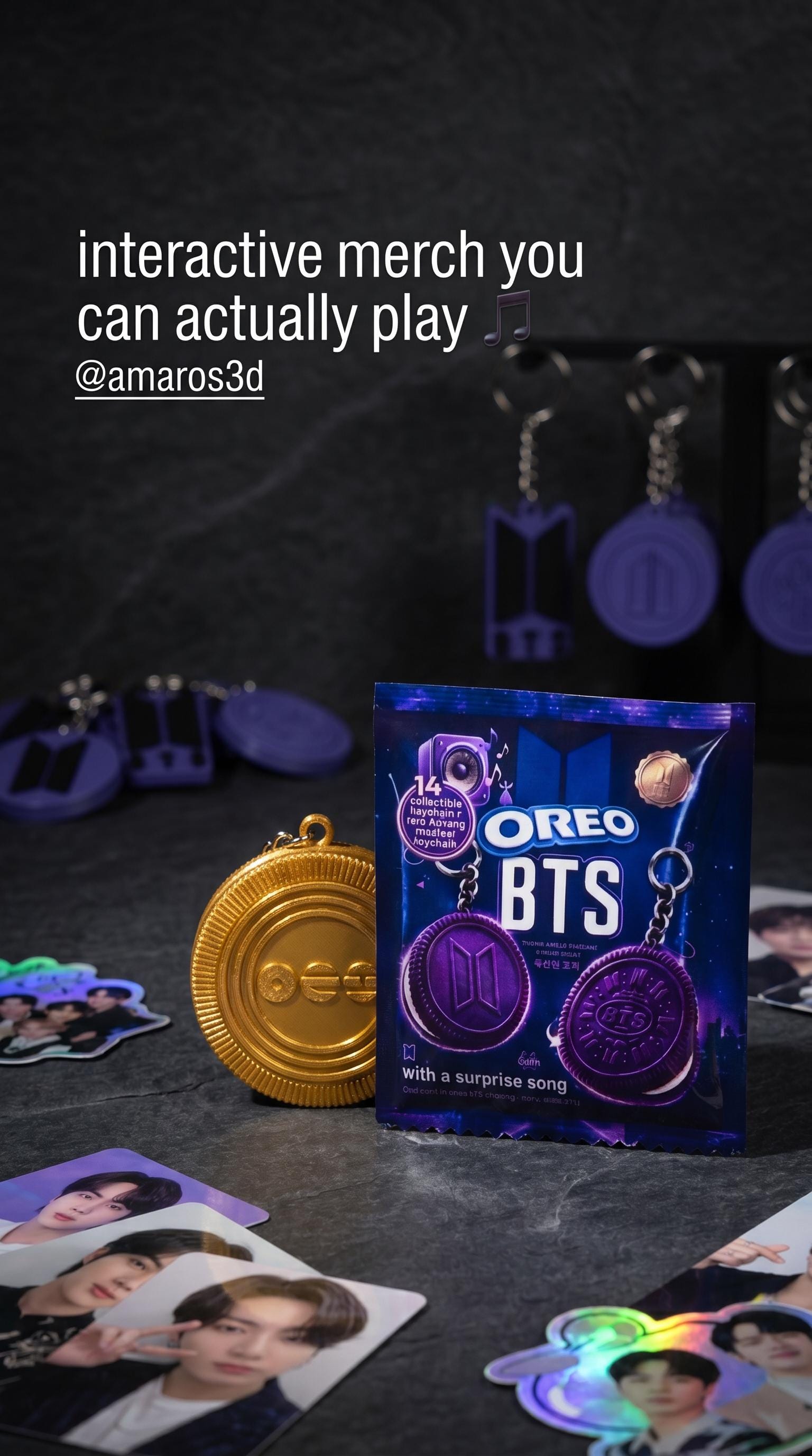 Oreo Keychain - Etsy