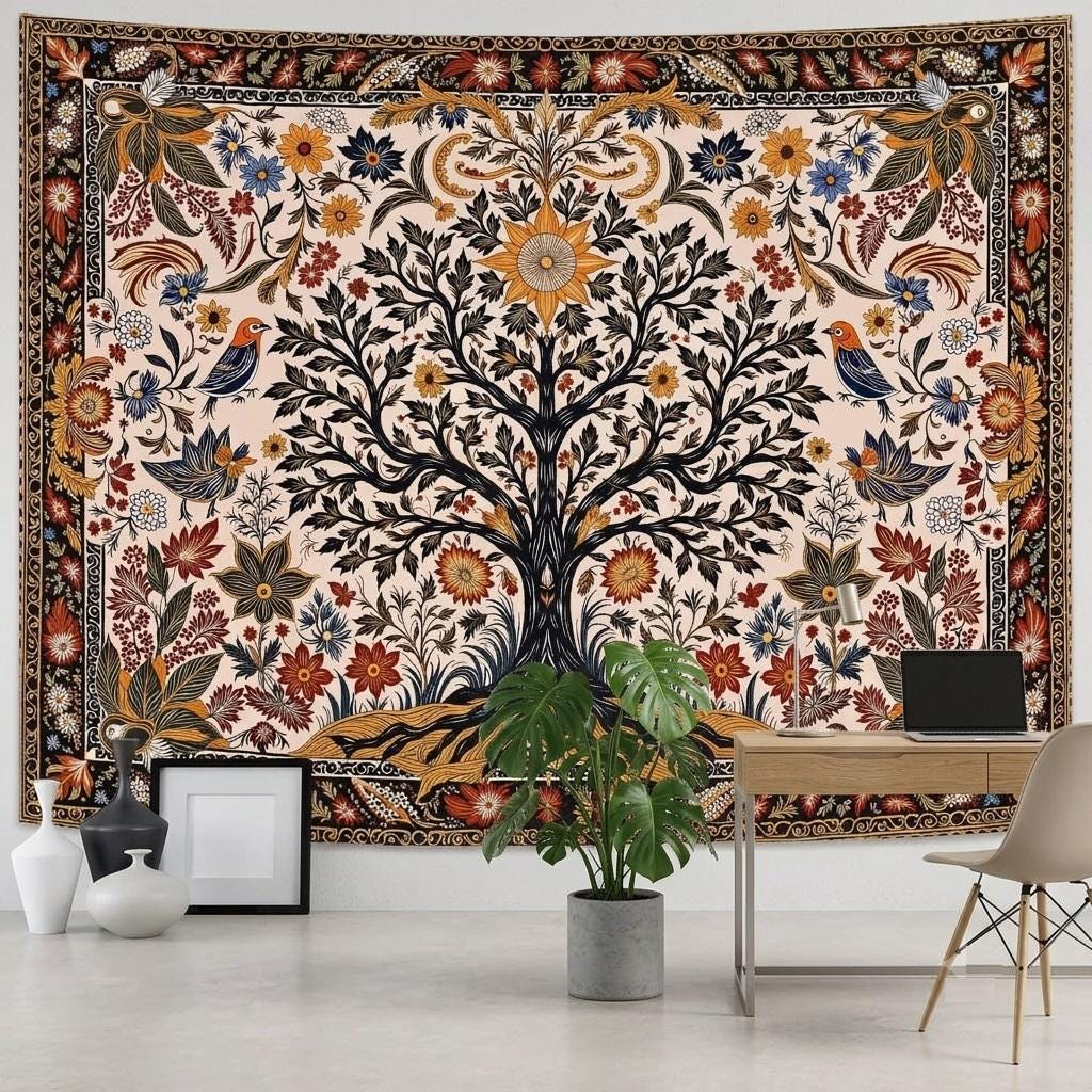 Tree of Life Rug - Etsy