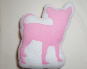 Silhouette Chihuahua Dog Pillow from the Silhouette Collection Decorative