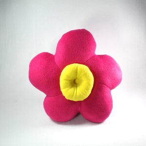 Flower Shaped Pillow Handmade Decorative Springtime Bloom