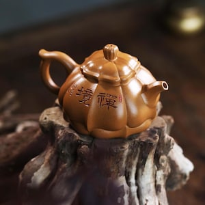 Master Artisan Yixing Duan Clay Teapot | Zen Heart Design, 260ml (Handmade)