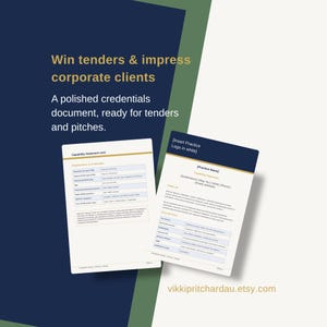 Accounting Firm Capability Statement Canva Template | Australia | Tax Agent BAS Agent AML/CTF Editable Printable