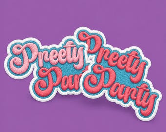 Custom 3D embroidery patch