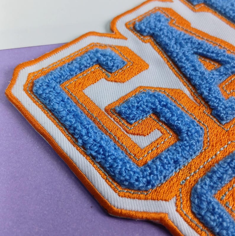 Op maat gemaakte chenille patch afbeelding 19