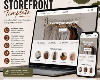 Minimalist E-Commerce Storefront Template | Next.js, Tailwind CSS UI (Instant Download)