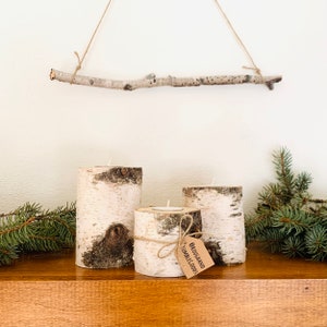 Birch Branch Wall Hanging Jewelry Organizer 14 Inches Long Birch Piece Branch For Macrame Wall Hanging On Birch Dowel Craft Supplies