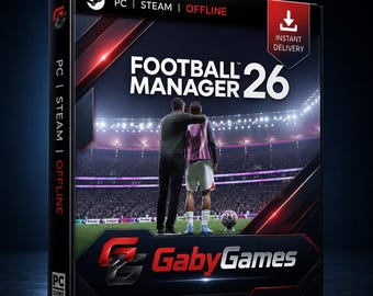 Football Manager 26 + Editor de Jogo - PC Steam - Offline - Entrega Imediata