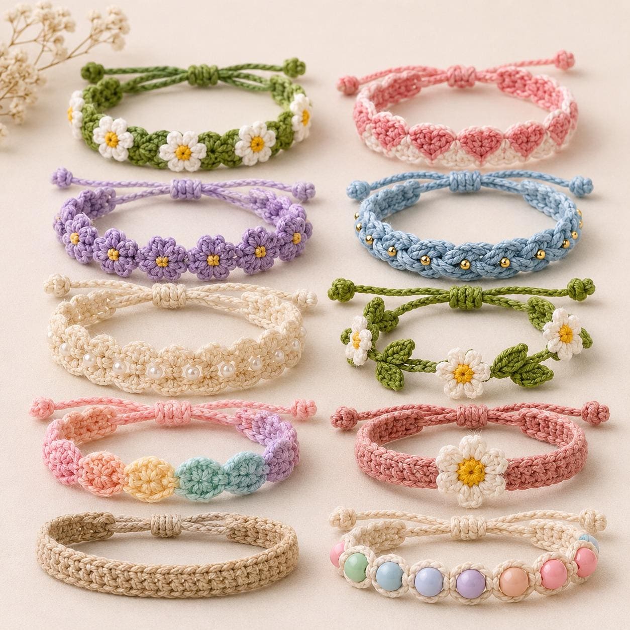 Crochet Bracelet Bundle