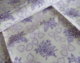 Vintage Pillowcase Pillow Cover Case Cushion Plaid Floral Pattern Vintagefabric 29 " by 29 " Unused German  Farmerslinen Fabric