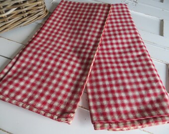 Pillowcases Pillow Cases Two red and white linen fabric