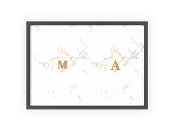 A & M Posters with Wooden Frame