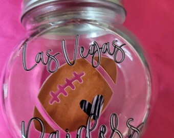 Nfl inspired snack jar