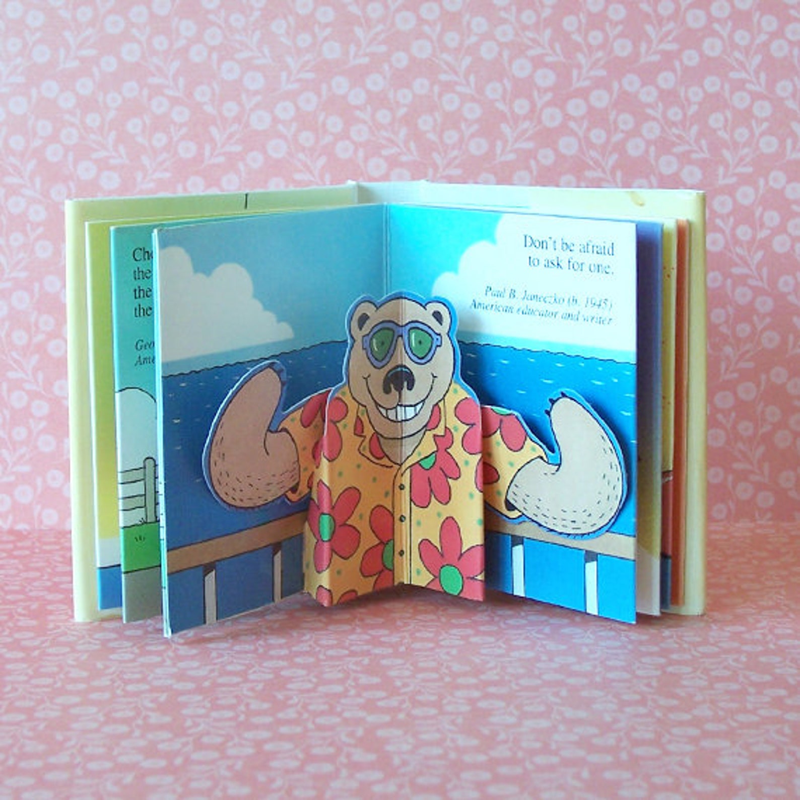 Pop up Book a Little Book of Hugs Miniature Book Etsy