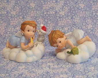 1980s Almost Angels "Faith Is Being Sure Of What We Hope For” OR "Seek And You Will Find" Figurine YOUR CHOICE