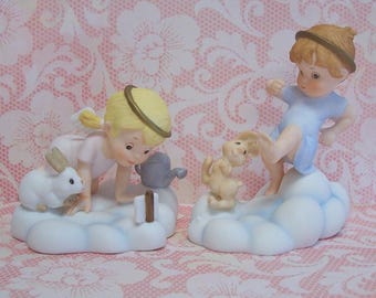 1980s Almost Angels "Love is Patient" OR "Anything Is Possible If You Have Faith” Figurine YOUR CHOICE