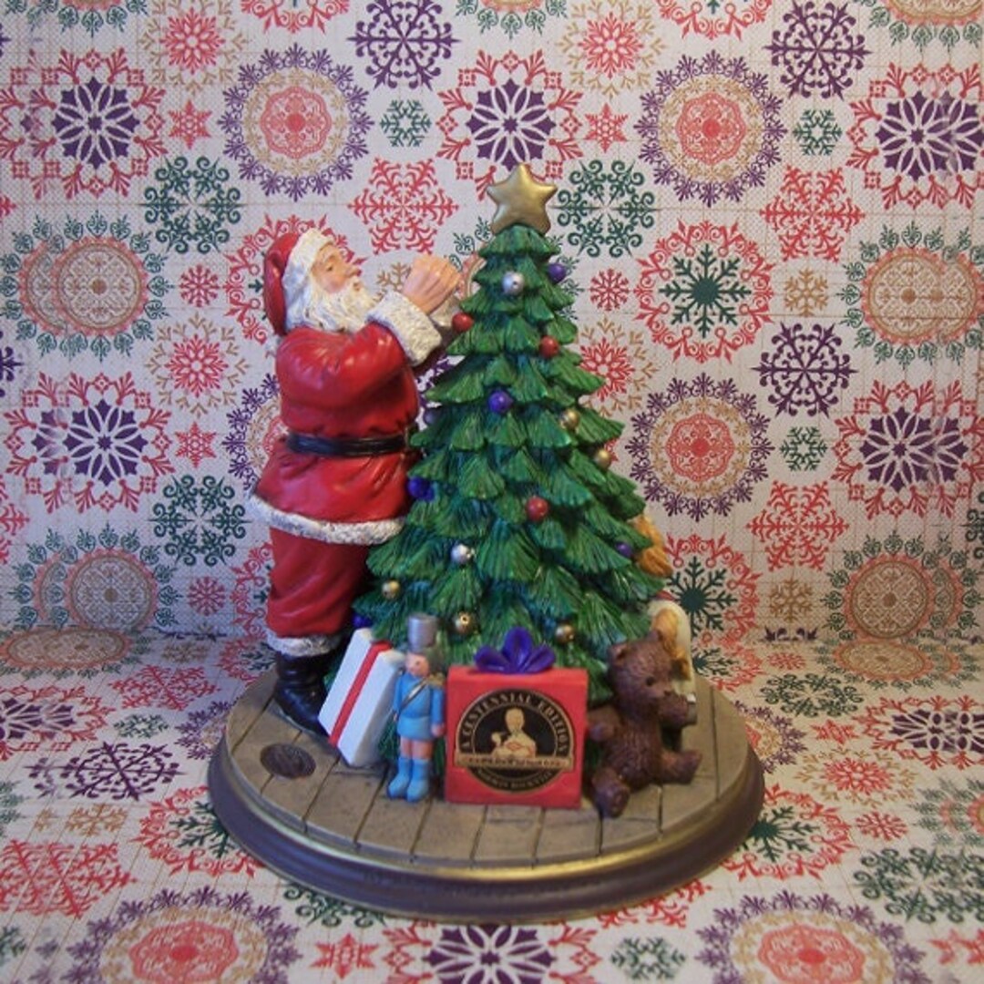 1994 “santa Decorates the Tree; Centennial Edition” From Rockwell