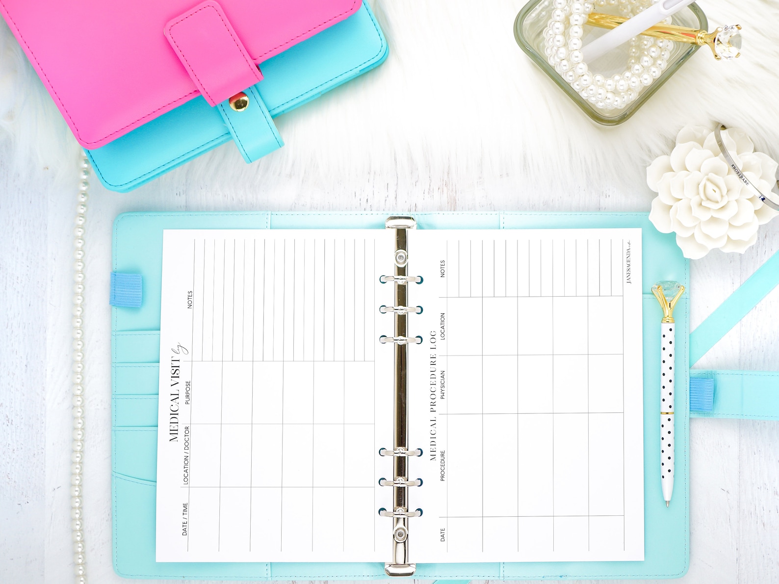 Medical Planner Inserts for Six Ring Planners Starter Set Etsy