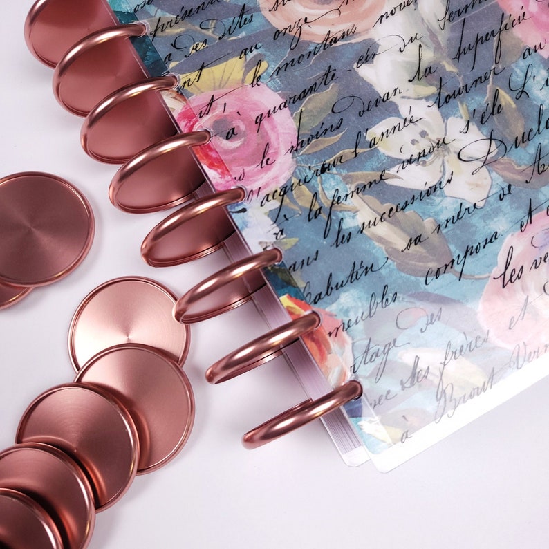 2 Inch Metal Planner Discs for Discbound Planners and Etsy