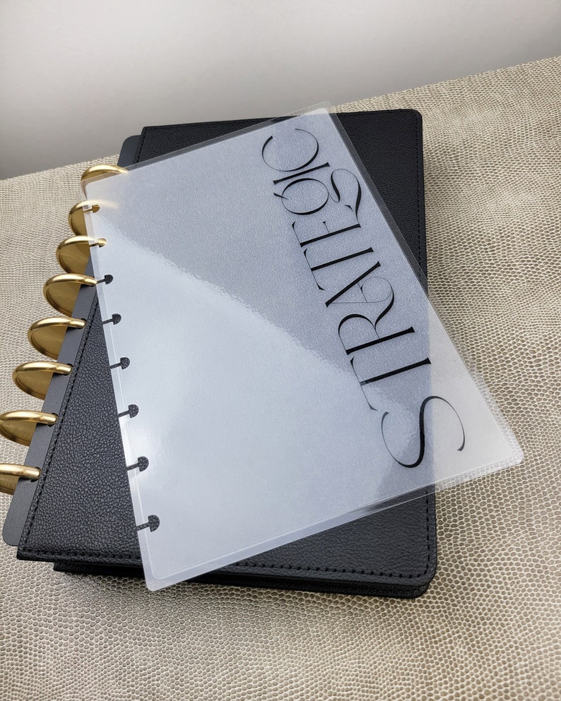 Strategic Planner Dashboard Translucent Laminated Vellum for Etsy