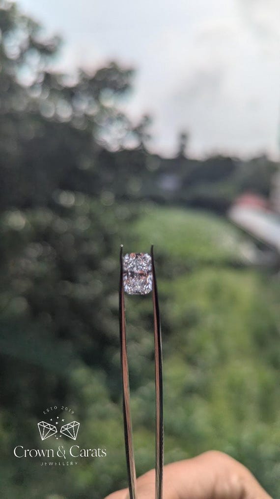 2 Ct Radiant Cut Loose Lab Grown Diamond, IGI Certified Diamond, VS1 Clarity, E Color, Ethical Diamond, Ready to Ship by CrownAndCarats.