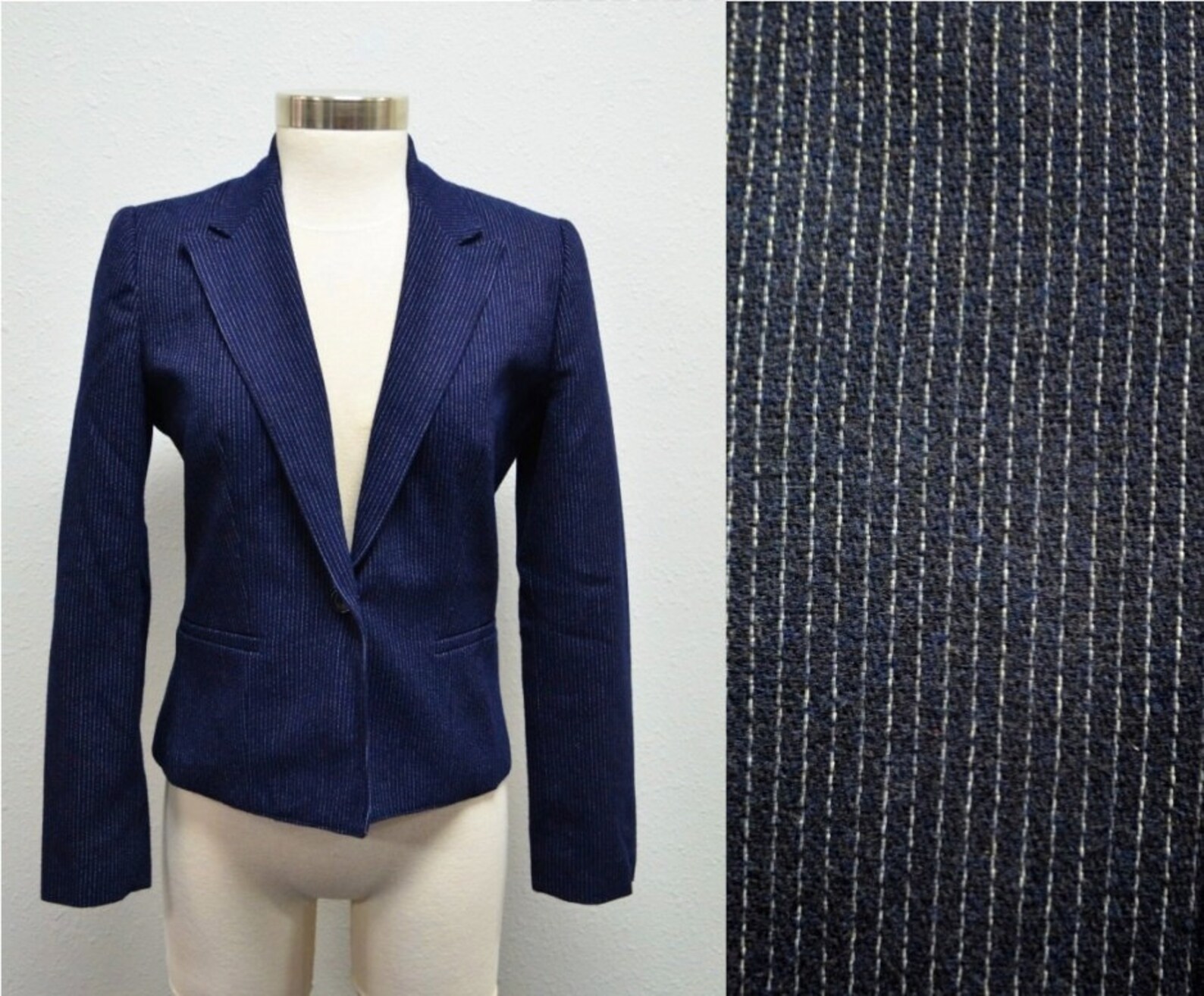 Veste bleu marine femme blazer bleu foncé veste classique | Etsy