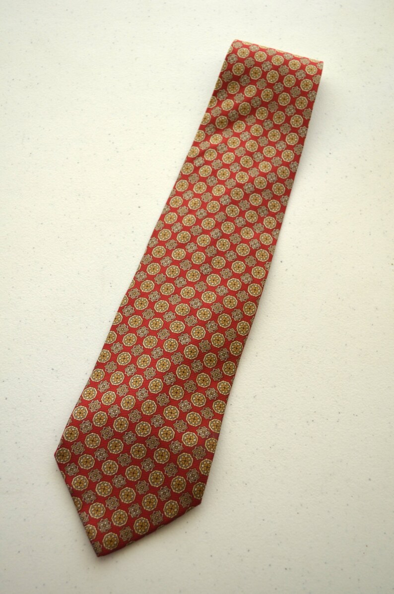 Valentino Necktie Men's Red Vintage Necktie Deep Red | Etsy