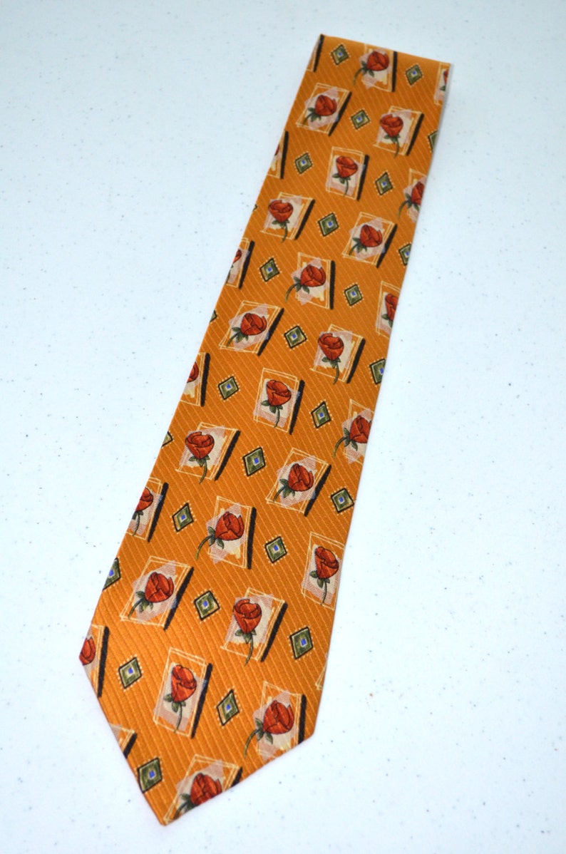Rose Tie Omaggio Tie Robert Talbott Necktie Flower Tie | Etsy