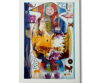Empath Art Card | Norwegian Fine Greeting Card | Spiritual Intuitive Gift